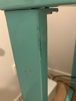 Mesa escritorio madera y metal