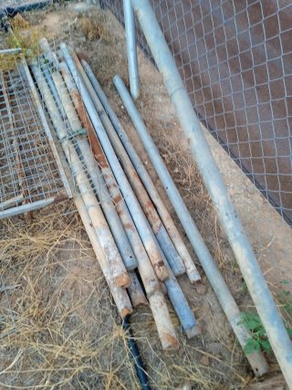 Postes metálicos para cercados