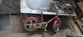 Bicicleta infantil rosa
