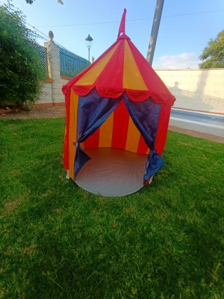 Tienda de campaña circo para niños
