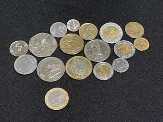 Lote 16 monedas Mexico diferentes