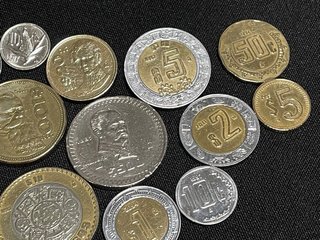 Lote 16 monedas Mexico diferentes