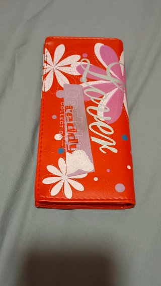 Monedero Billetera Tarjetero Rojo y Rosa