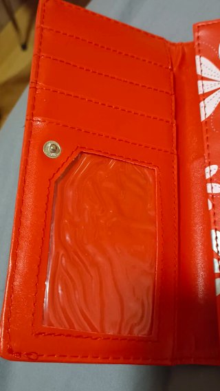 Monedero Billetera Tarjetero Rojo y Rosa
