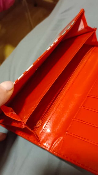 Monedero Billetera Tarjetero Rojo y Rosa
