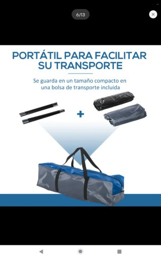 Tienda campaña 3 personas 1 habitación