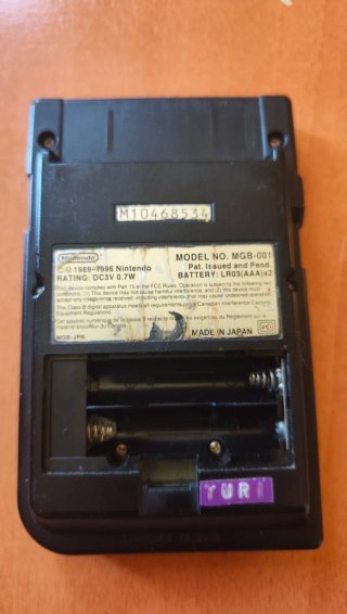 Nintendo Game Boy Pocket Negra (Piezas)