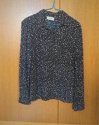 Camisa fina manga larga S