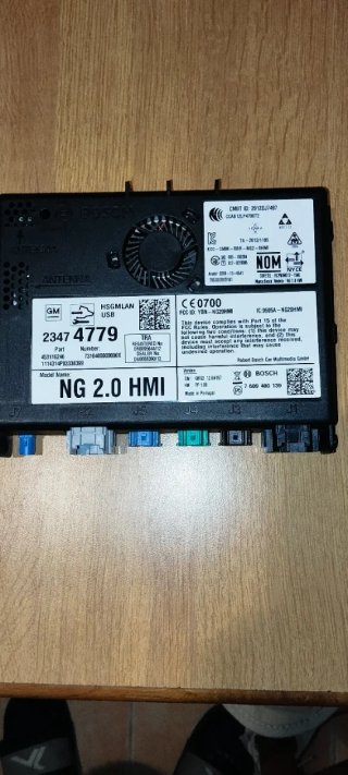 Unidad HMI NG 2.0 Bosch para Opel Insignia