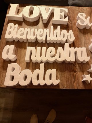 Letras iniciales para eventos