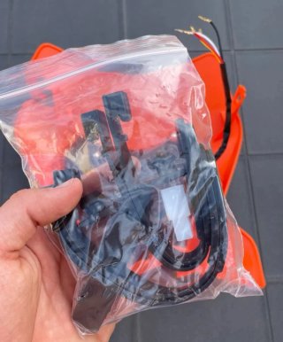 Careta LED KTM naranja enduro supermoto universal