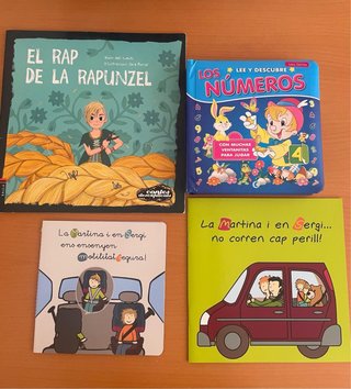 Lote 4 libros infantiles.