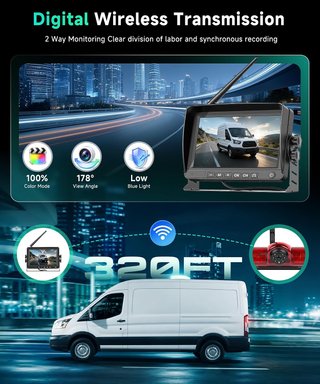 Cámara Trasera Ducato 3/Jumper/Boxer Inalámbrica