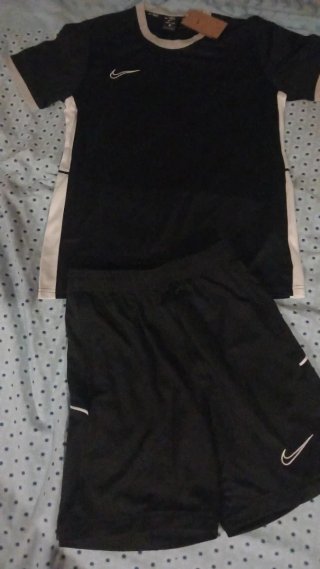 Conjunto Deportivo Nike Hombre Negro/Blanco