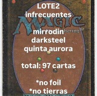 Lote 2 infrecuentes Magic ciclo Mirrodin