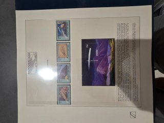 Álbum Filatélico Cometa Halley 1986