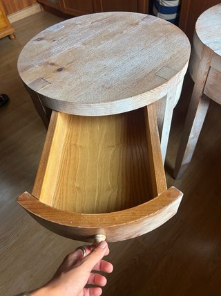 Mesitas de noche de madera