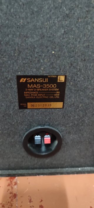 Altavoces Sansui MAS-3500 Vintage (3 vías)