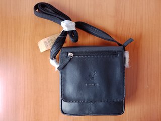 Bandolera Marisma J. Ponce Piel Negra (Estrenar)