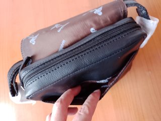 Bandolera Marisma J. Ponce Piel Negra (Estrenar)