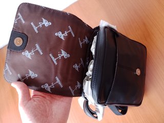 Bandolera Marisma J. Ponce Piel Negra (Estrenar)