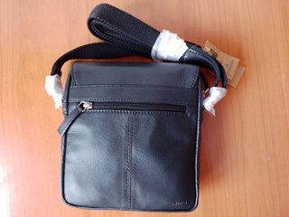Bandolera Marisma J. Ponce Piel Negra (Estrenar)