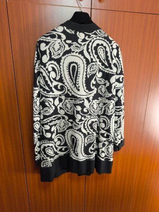 Chaqueta punto Estampado Paisley