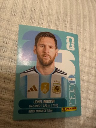 Cromo Lionel Messi Panini Álbum 2026