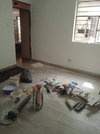 Pintura alisado , cambio bañera por plato de ducha