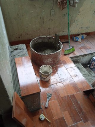Pintura alisado , cambio bañera por plato de ducha