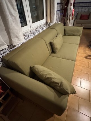 Sofá Ikea SLATORP verde