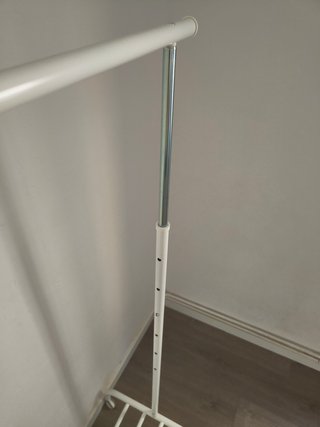 Burro para ropa regulable con ruedas Ikea Rigga