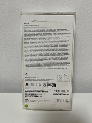 iPhone 15 256GB Nuevo