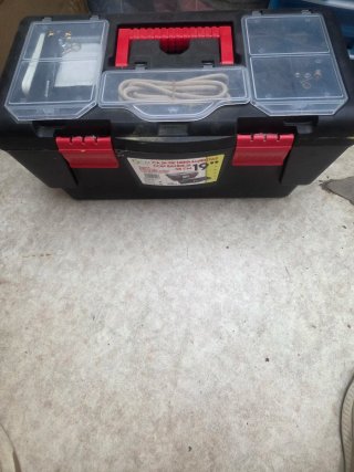 Caja de herramientas de plástico