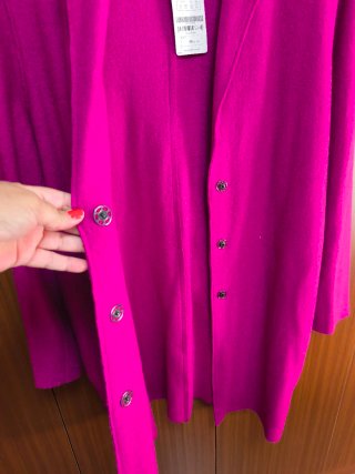 Chaqueta Punt Roma Talla Única Fucsia