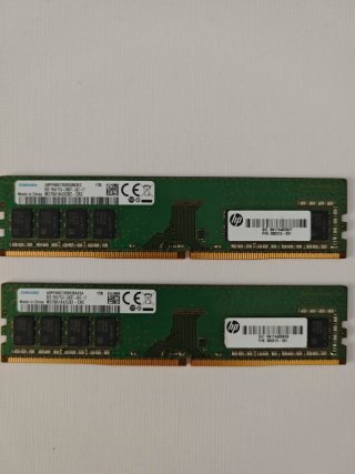 2x 8GB DDR4 Samsung RAM PC4-2400T