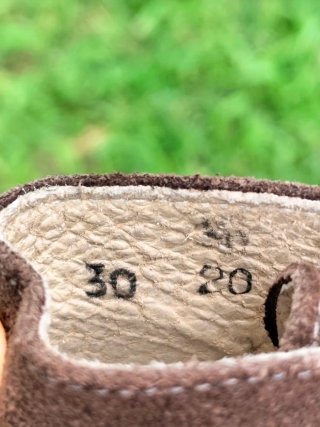 Zapatos Marrones Talla 20