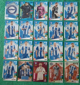 Lote Alavés Deportivo Adrenalyn XL Panini