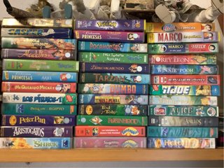 Lote Películas VHS Infantiles y Familiares