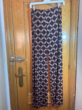 Pantalones de estampado geométrico