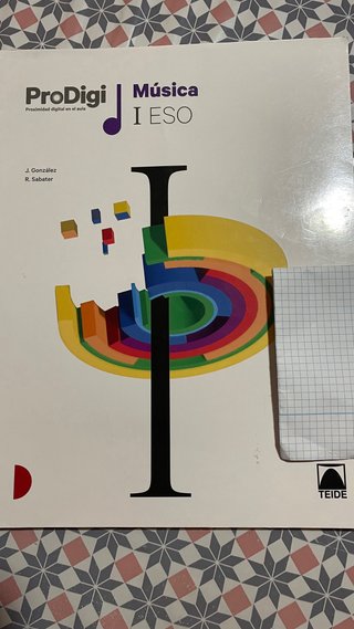 Cuaderno ProDigi. Música I ESO