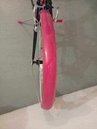 Bicicleta niña 24 Btwin azul y rosa
