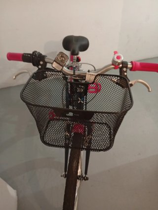 Bicicleta niña 24 Btwin azul y rosa