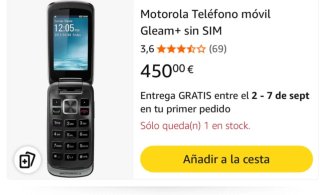 Motorola Gleam+ Caja Roja