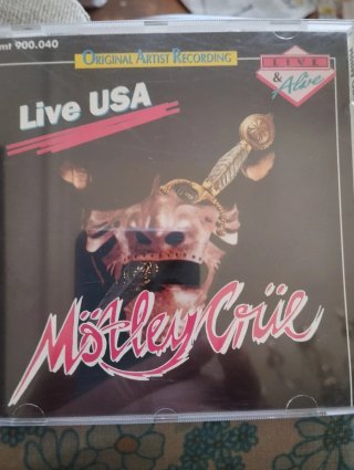 CD Mötley Crüe Live USA Primera época