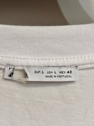 Camiseta sin mangas Zara Blanca Talla L