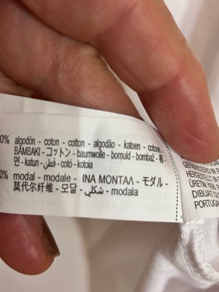 Camiseta sin mangas Zara Blanca Talla L