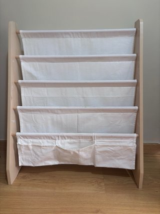 Estantería de tela para libros