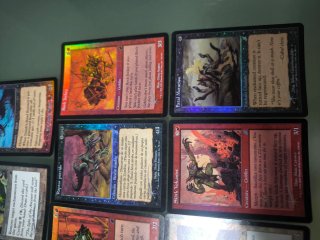 Lote Foil azote cartas magic