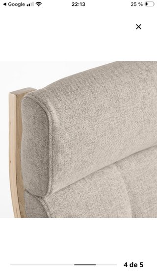 Butaca Ikea Madera Gris